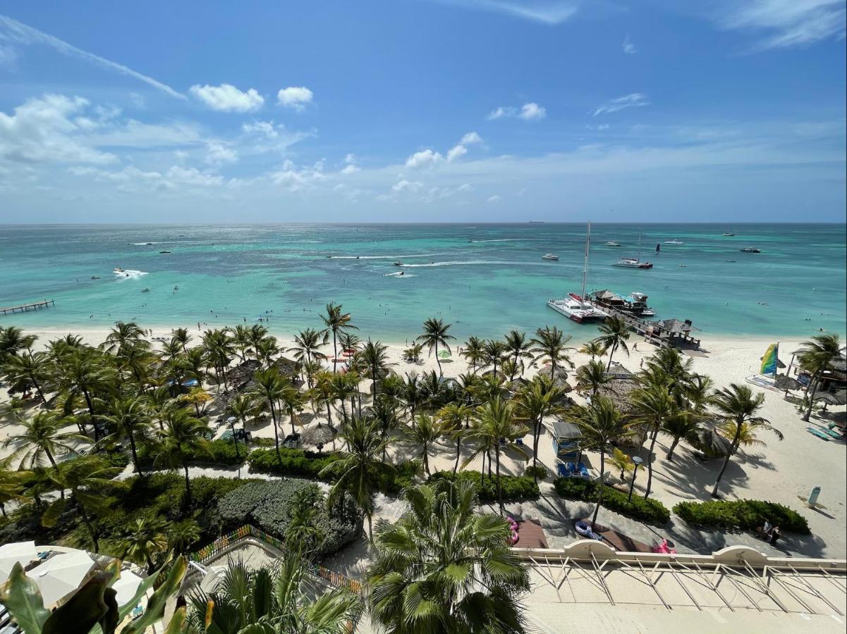 Luxury Ocean View Condo @ Aruba'S Palm Beach Exterior foto